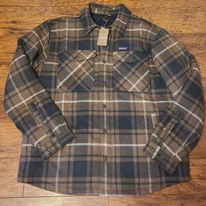 Nwt Mens Patagonia Insulated Fjord Lighweight Shirt Jacket Size Xl